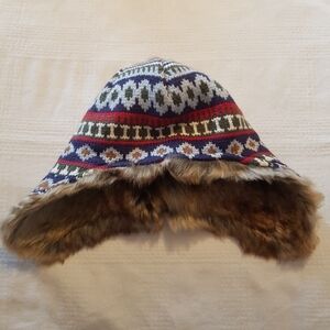 Hanna Andersson boys trapper hat size small super warm